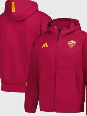 AS Roma Adidas 2025/26 Anthem Red Jacket