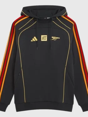 Adidas Arsenal x NTS Black Hoodie Front