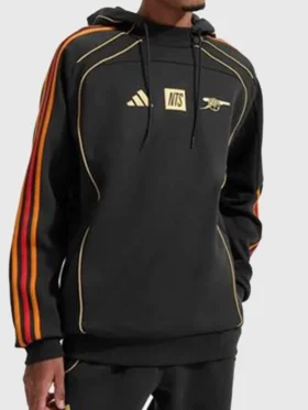 Adidas Arsenal x NTS Black Hoodie Back
