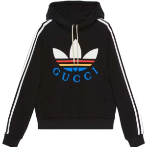 Adidas x Gucci Black Hoodie Back