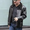 After Life Ricky Gervais Black Leather Jacket