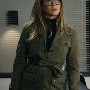 Alex Levy Morning Show Green Utility Jacket