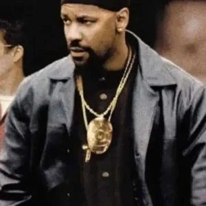 Alonzo Harris Denzel Washington Training Day Leather Coat
