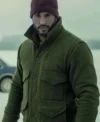 American Gods Shadow Moon Green Wool Jacket
