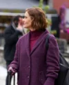 An Alpine Holiday Ashley Williams Purple Coat