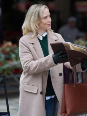 An Alpine Holiday Laci J Mailey Grey Wool Coat