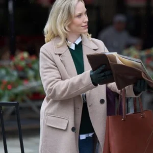 An Alpine Holiday Laci J Mailey Grey Wool Coat