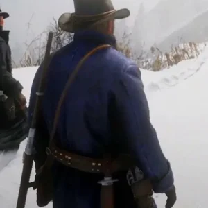 Arthur Morgan Red Dead Redemption 2 Denim Coat Back Look