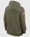 Baltimore Ravens Olive Green Hoodie