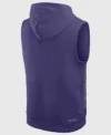 Baltimore Ravens Purple Sleeveless Hoodie