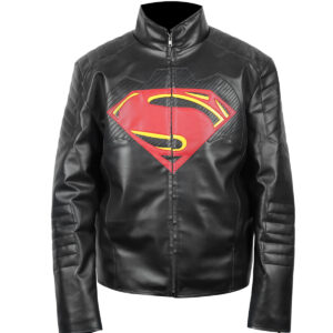Batman V Superman Leather Jacket Front