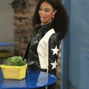 Beyond the Gates RhonniRose Mantilla Leather Jacket Back