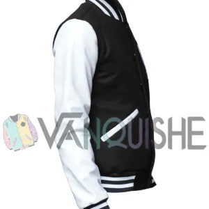 Billionaire Girls Club Varsity Jacket Front Look