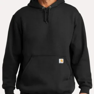 Black Carhartt Loose Fit Hoodie Front Look