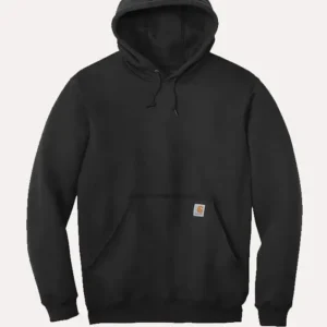 Black Carhartt Loose Fit Hoodie Front Look