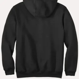 Black Carhartt Loose Fit Hoodie Back look