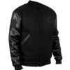 Black Chicago Bears Logo Bomber Jacket Right