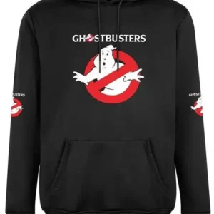 Black Ghostbusters Hoodie Front Look