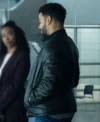 Boston Blue S01 Ryan Broussard Black Leather Jacket