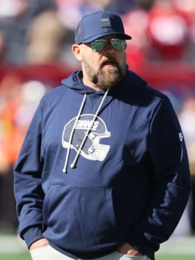 Brian Daboll New York Giants Blue Hoodie Front