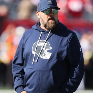 Brian Daboll New York Giants Blue Hoodie Front