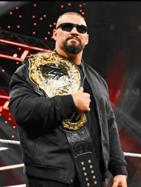 Bron Breakker Monday Night RAW Bomber Jacket Front