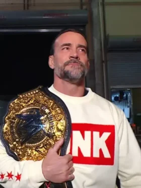 CM Punk Sweatshirt Front Look