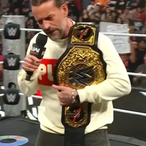 CM Punk Sweatshirt Front Look