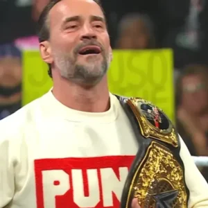 CM Punk Sweatshirt Front Look