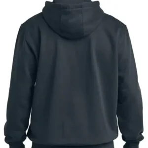 Carhartt Paxton Heavyweight Hoodie Blue Color Back look