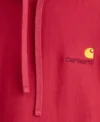 Carhartt red hoodie loose fit logo Front