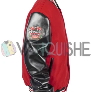 Chicago Blackhawks 2025 Red Varsity Jacket right