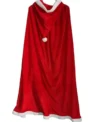 Christmas Red Hooded Santa Cloak