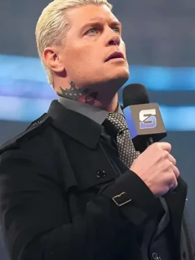 Cody Rhodes SmackDown Black Wool Coat