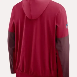 Commanders Nike Sideline Anorak Hoodie Jacket Back Look