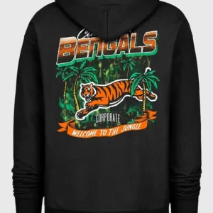 Corporate x ’47 Bengals Backer Foundation Hoodie Back Look