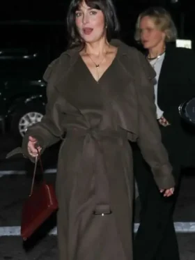 Dakota Johnson L A 2025 Brown Trench Coat