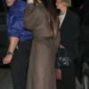 Dakota Johnson L A 2025 Brown Trench Coat Back Look