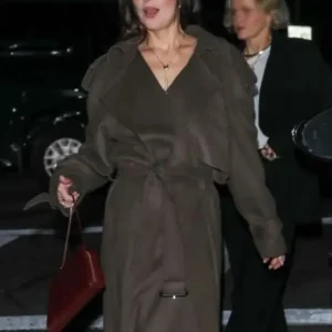 Dakota Johnson L A 2025 Brown Trench Coat
