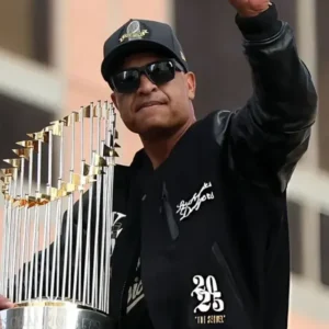 Dave Roberts Dodgers World Series Championship Parade Jacket