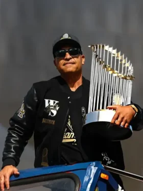 Dave Roberts Dodgers World Series Championship Parade Jacket