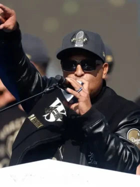 Dave Roberts Dodgers World Series Championship Parade Jacket