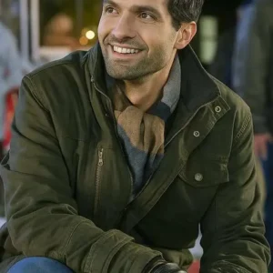 David Alpay Christmas Ring Green Cotton Jacket