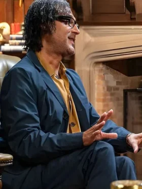 David Olusoga The Celebrity Traitors Blue Blazer