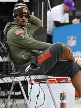 Deshaun Watson Cleveland Browns 2025 Salute to Service Hoodie