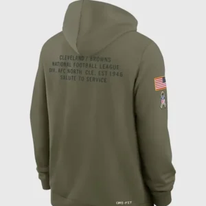 Deshaun Watson Cleveland Browns 2025 Salute to Service Hoodie