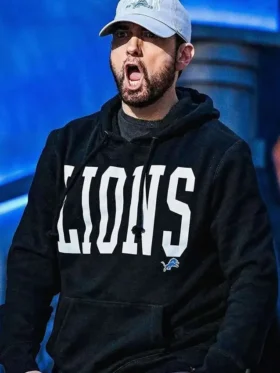 Detroit Lions Black Eminem Hoodie