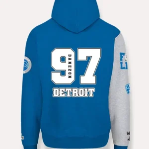 Detroit Lions Danezon Originals Signature Hoodie 2024 Back Look