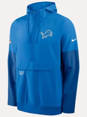 Detroit Lions Nike Sideline Anorak Hoodie Jacket