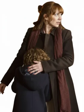 Down Cemetery Road S01 Sinead Matthews Wool Coat Front